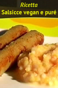 Copertina del video: Salsicce vegan e puré